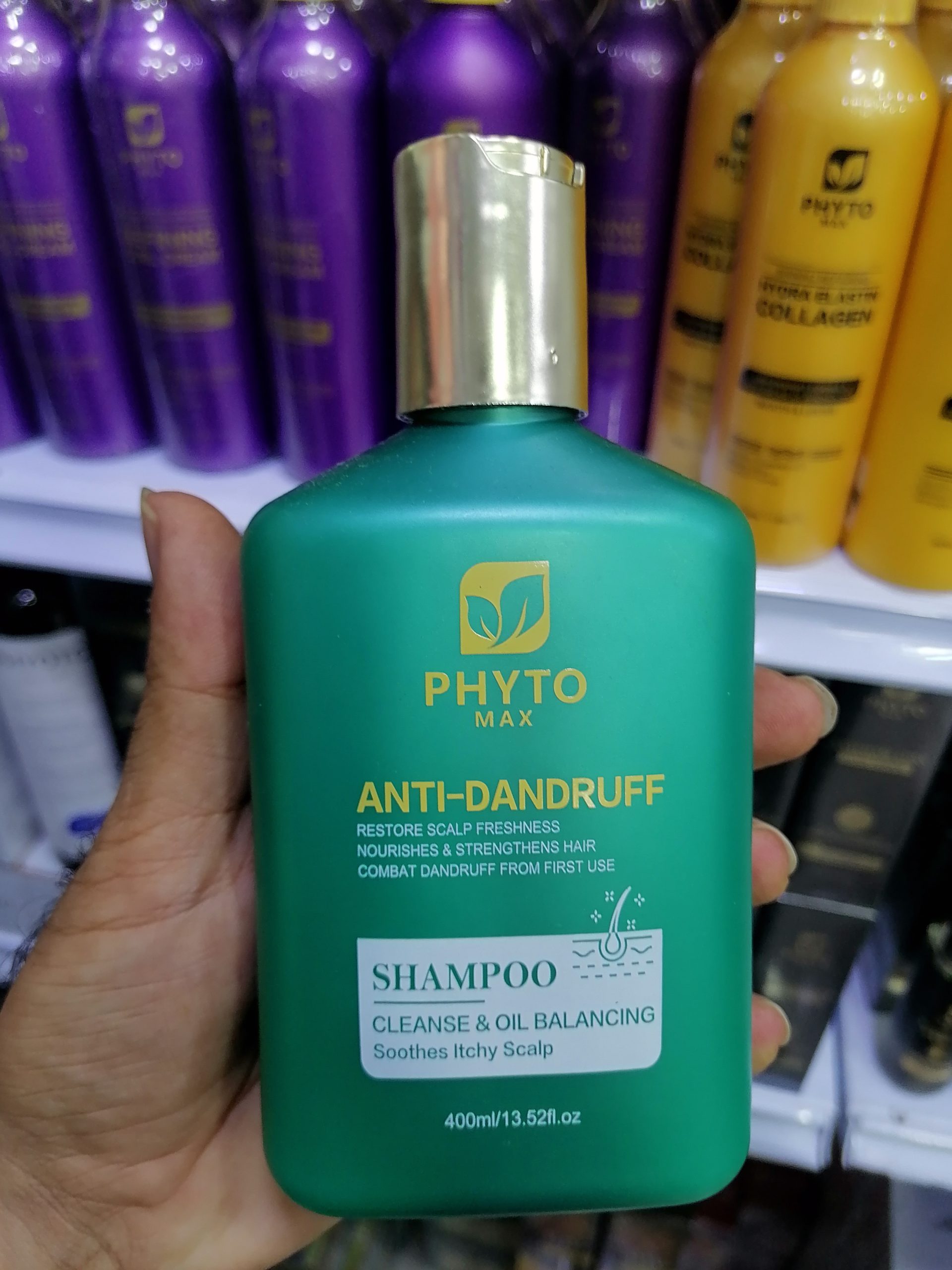 شامپو ضد شوره فیتو مکس Phyto Max Anti-Dandruff – ۴۰۰ میلی‌لیتر **اورجینال (عمده و تک)
