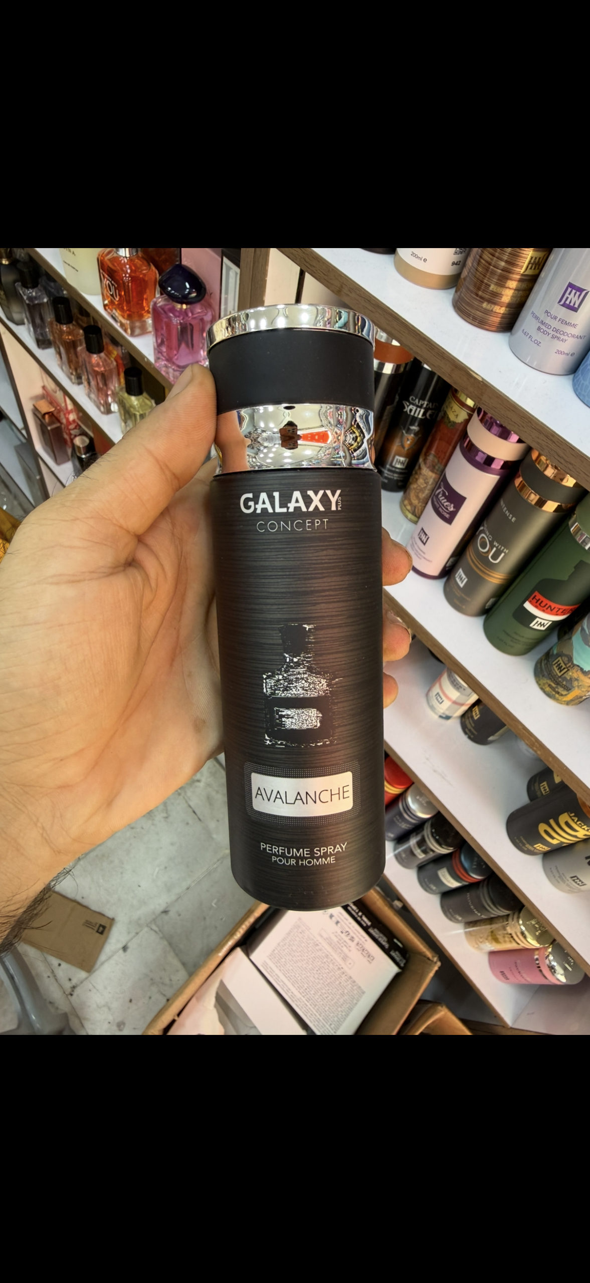 اسپری بدن و عطر مردانه اورجینال Galaxy Plus مدل Avalanche حجم ۲۰۰ میل (عمده و تک)