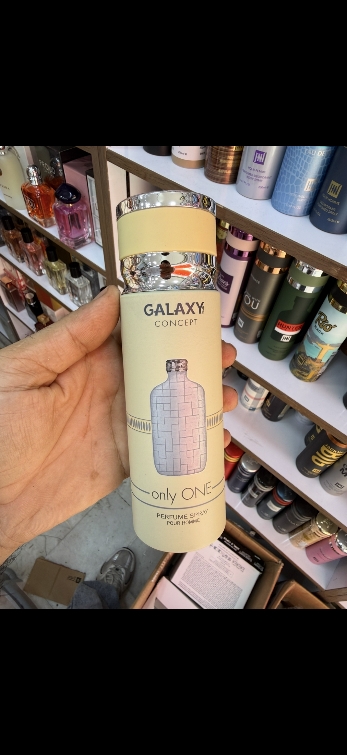 اسپری بدن و عطر مردانه اورجینال Galaxy Plus مدل Only One حجم ۲۰۰ میل (عمده و تک)