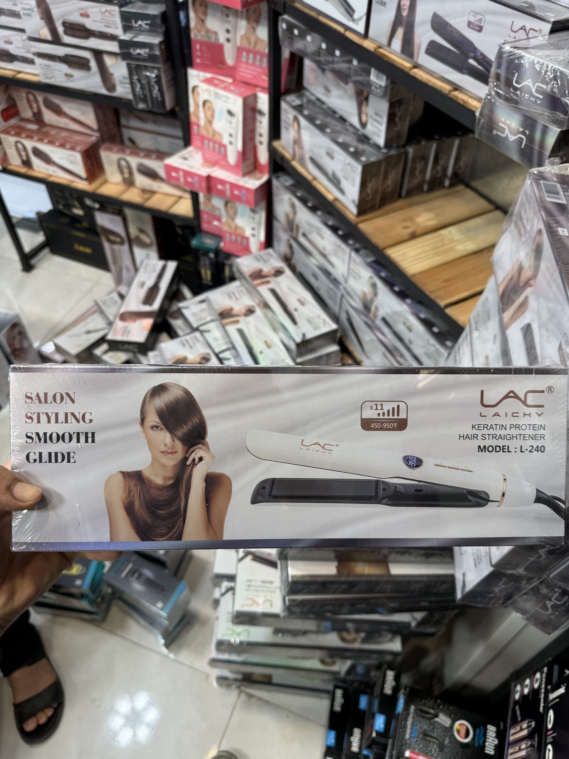 اتو مو لایچی (LAC Laichy) مدل L-240 Keratin Protein اورجینال (عمده و تک)